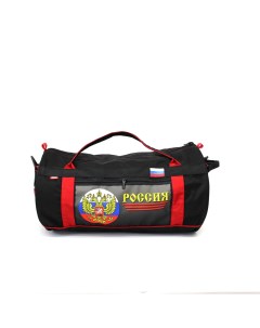 Спортивная сумка Россия 30 литров черная Спорт сибирь
