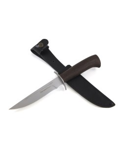 Туристический охотничий тактический нож Разведчик сталь AUS8 рукоять венге Legioner