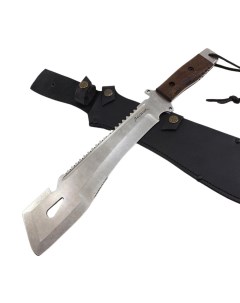 Мачете туристический нож выживания паранг Лесник пила 65Х13 клинок 31 см Legioner
