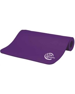 Коврик для йоги и фитнеса LiteWeights 180 61 1см 5420LW фиолетовый Lite weights