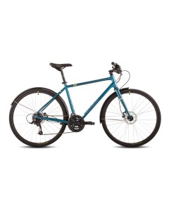 Велосипед дорожный Crossway Urban 50 рама L бирюзово голубой серебристо синий лайм Merida