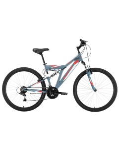 Велосипед Phantom FS 27 2021 2022 серый красный Black one
