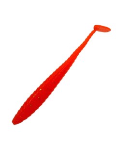 Твистер силиконовый мягкая приманка для спиннинга цвет красный Bambucho