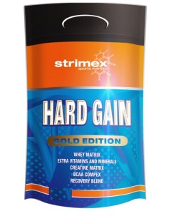 Гейнер Hard Gain Gold Edition 2700 г шоколад Strimex