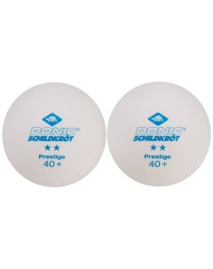 Мячи для настольного тенниса Prestige 2 белый 6 шт Donic