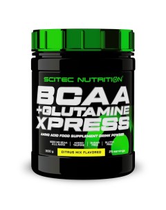 Комплекс аминокислот BCAA Glutamine Xpress 300 г цитрусовый микс Scitec nutrition