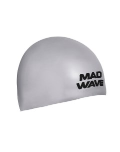 Шапочка для плавания Soft серебро Mad wave