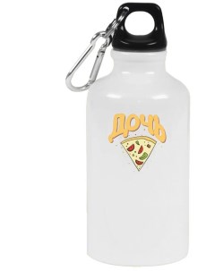 Бутылка спортивная Семья Дочь пицца Coolpodarok