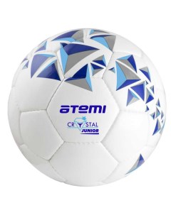 Мяч футбольный Crystal Junior Pvc бел син гол р 5 7 10лет р ш окруж 68 70 Atemi