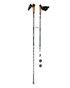 Палки для скандинавской ходьбы Nordic Walking черный 82 136 см Kaiser sport