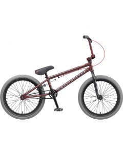 Велосипед BMX GRASSHOPPER 20 2022 красно серый NN004284 Tech team