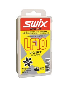 Мазь скольжения LF10X Yellow 0C 10C LF10X 6 Swix