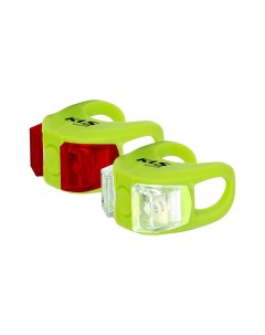 Комплект освещения twins 2 диода 2 режима батарейки в компл цвет зелёный Kellys