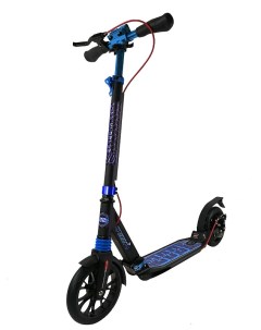 Городской самокат City Scooter Disk Brake MS 108 черно синий Sportsbaby