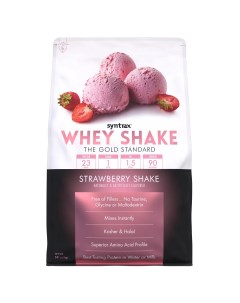 Протеин Whey Shake 2270 г strawberry shake Syntrax