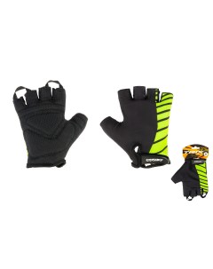 Перчатки nw мужские XL короткие пальцы гелевые вставки лайкра зелено черные Trix