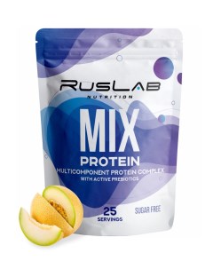 Многокомпонентный протеин MIX Protein 800гр вкус спелая дыня Ruslabnutrition