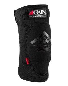 Профессиональная защита коленей BMX СКЕЙТ САМОКАТ STEALTH Knee Pads черная размер L GA Gain