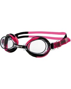 Очки для плавания S303 черные розовые Atemi