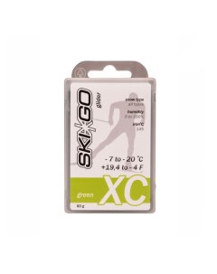 Парафин SKI GO XC 64220 Green 7 20 C 60г Skigo