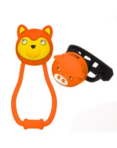 Комплект освещения KLS ANIMAL оранжевый силиконовые фонарики TEDDY PIGGY Kellys