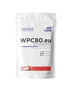 Протеин Economy WPC80 EU 700 г клубника банан Ostrovit