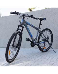 Велосипед горный D250 27 5 21 скорость серый синий Maxit