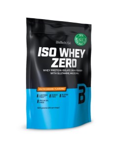 Изолят сывороточного протеина Iso Whey Zero порошок 500 г Солёная карамель Biotechusa