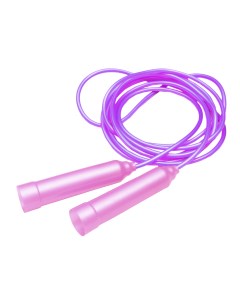 Скакалка 2 5 м пластиковая с эластичным шнуром и регулируемой длиной розовая Urm
