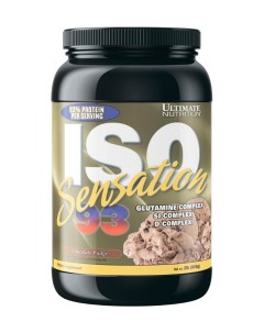 Протеин ISO Sensation 2lb Chocolate Fudge Ultimate nutrition