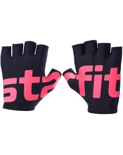 Перчатки для фитнеса WG 102 черный малиновый Starfit