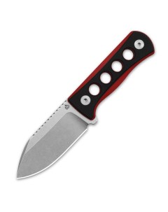 Нож с фиксированным лезвием Knife Canary QS141 B1 сталь 14C28N рукоять микарта Qsp