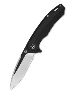 Туристический нож Woodpecker черный Qsp