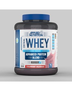Сывороточный протеин CRITICAL Whey Клубничный койтейль 900 гр Applied nutrition