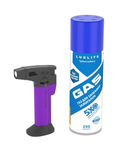 Газовая горелка HC6 700 Violet и газовый баллон 250 мл Luxlite