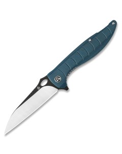 Складной нож Knife Locust сталь 154CM рукоять голубая микарта QS117 C Qsp