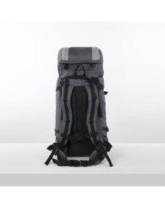 Рюкзак туристический Taif 70 л отдел на шнурке наружный карман 2 боковых сетки серый Nobrand