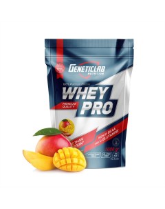 Протеин Whey Pro 1000 г mango Geneticlab nutrition