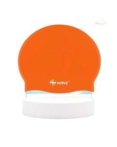 Шапочка для плавания силиконовая 56 65 см высококачественная оранжевая SC 4602 Wave