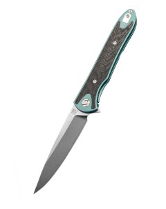 Туристический нож Cutlery Shark зеленый Artisan