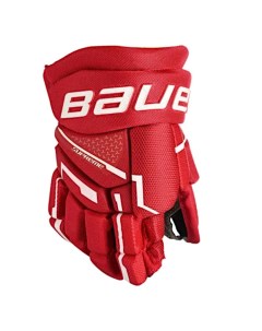Перчатки хоккейные Supreme Mach S23 YTH 1061907 8 красный Bauer