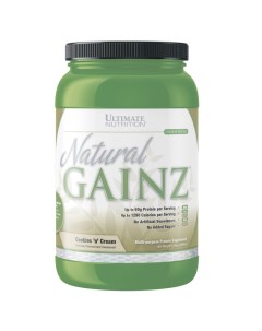 Гейнер NATURAL GAINZ Сливочное печеньне порошок 1660 гр Ultimate nutrition