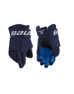 Перчатки хоккейные X S21 SR темно синий 14 Bauer