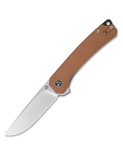 Складной нож Knife Osprey QS139 A сталь 14C28N рукоять коричневая микарта Qsp