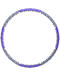 Обруч массажный Core Hh 107 разборный двухрядный серый фиолетовый Starfit