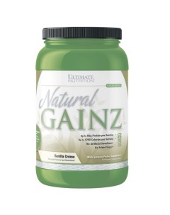 Гейнер NATURAL GAINZ Шоколадный крем порошок 1660 гр Ultimate nutrition
