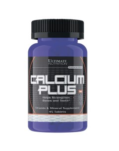 Кальций CALCIUM PLUS 45 таблеток Ultimate nutrition
