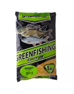 Прикормка Greenfishing Energy Фидер 1кг Green fishing
