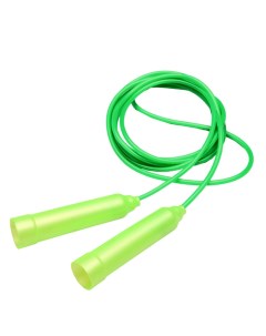 Скакалка 2 5 м пластиковая с эластичным шнуром и регулируемой длиной зеленый Urm