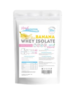 Протеин Protein Whey Isolate Banana 1000g Mood booster